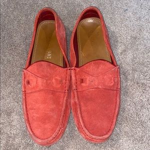Men’s Suede Salmon Gucci Loafers (Size 13)